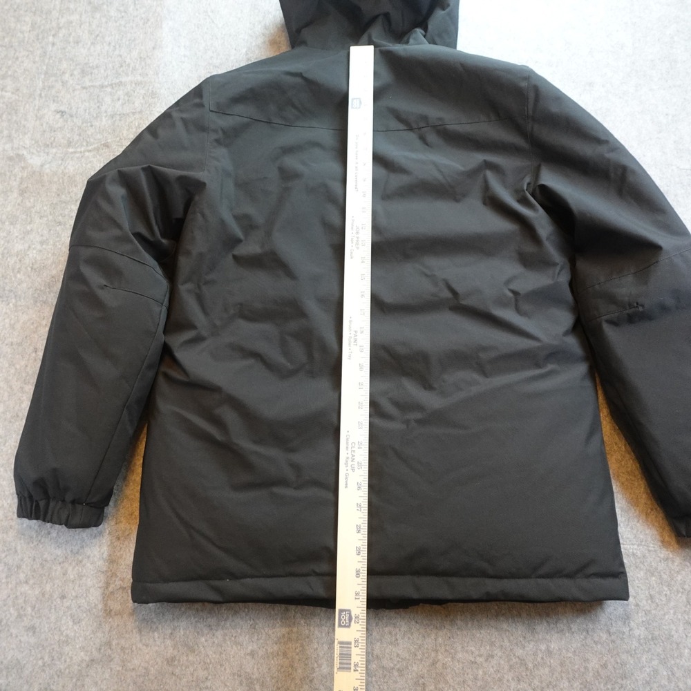 Noize Coat Mens Large Black Rafe Mid Length Parka Hooded Insulated Heavyweight - Picture 9 of 13